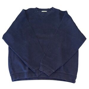 Cutter & Buck | Mens L | Navy Blue Crew Neck Long Sleeve Cotton Sweatshirt